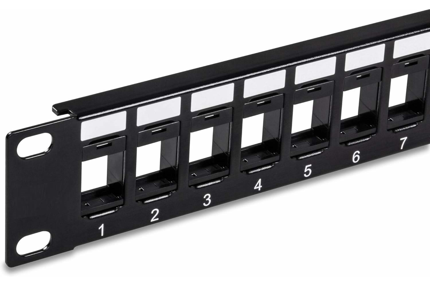 FO-SP-3030-24PC6 1U 24 PORT KEYSTONE JACK UTP PATCH PANEL - SOFT