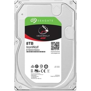 8TB 3.5 SEAGATE IRONWOLF NAS 7200RPM 256MB ST8000VN004