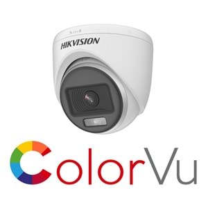 HİKVİSİON DS-2CE70DF0T-PF ColorVu TVI 2MP (2.8mm) 4 in 1 Dome Kamera