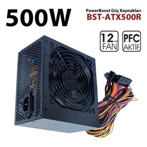 PowerBoost BST-ATX500R 500w 12cm Siyah Fan