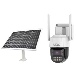 İNOX-211IPC 4MP Full HD 4G Solar Panelli Sim Kart Hareket Takibi IP Kamera