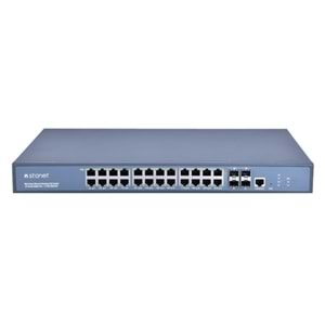 STONET SC-532404MPU 24 PORT POE GB L3 YÖNETİLEBİLİR OMURGA SWİTCH (450W)