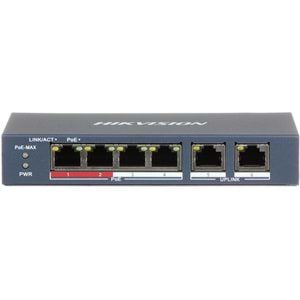 ** HİKVİSİON DS-3E0106P-E/M 10/100 4 PORT POE SWİTCH