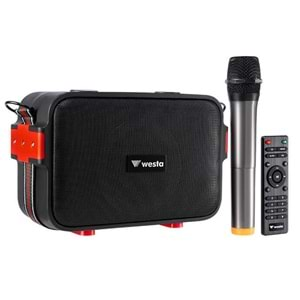 WESTA WAP-500H +1 Handheld Mic. Taşınabilir Ses Sistemi