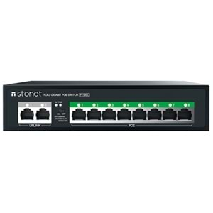 STONET P110GC 8GE+2GE 8 PORT GB POE SWİTCH