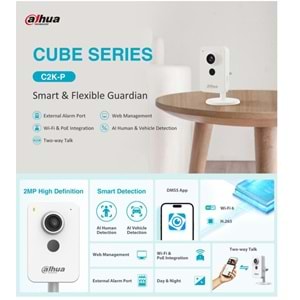 DAHUA C2K-P2MP Wi-Fi & PoE KAMERA
