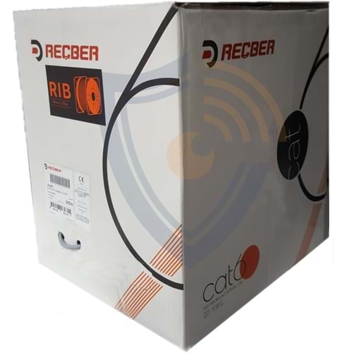 REÇBER RIB 506091 SL400 U23 305MT CATEGORY 6U/UTP 4X2X23AWG Euro-Class Eca CAT6 KABLO