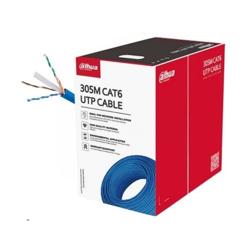 DAHUA DH-PFM923I-6UN-C (305MT) UTP CAT6 BAKIR KABLO - MAVİ