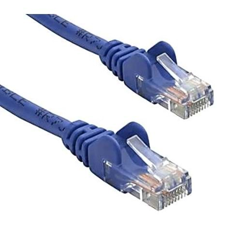 1MT CAT6 UTP LSZH PATCH KABLO MAVİ