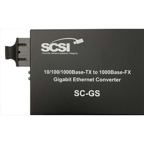 SCSI Network SC-GM 10/100/1000 MM Fiber Converter