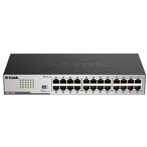 D-Link DGS-1024D 24 PORT 10/100/1000 Base-T GREEN GB SWİTCH