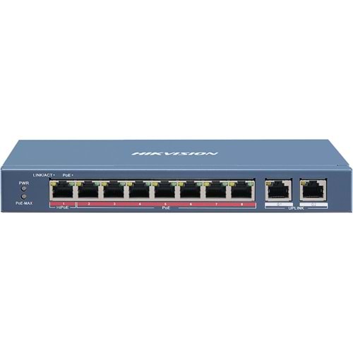 $ HİKVİSİON DS-3E0310P-E/M 10/100 POE 8 PORT SWİTCH