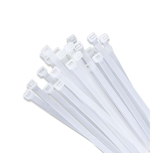 MUTLUSAN KABLO BAĞI 4,8 x 350 (100 Adet) - BEYAZ