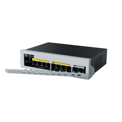 STONET ST110PDI 8 Port Fast Ethernet POE Switch 8*10/100Mbps POE 2*10/100M uplink 130W - Emniyet kilitli