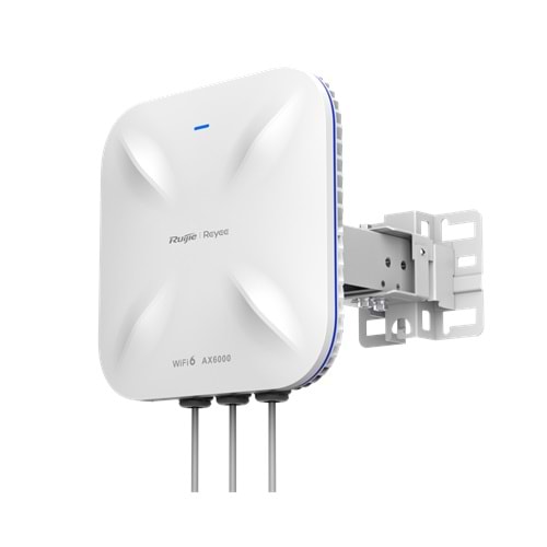 RUİJİE - REYEE RG-RAP6260(H) AX6000 Wi-Fi 6 1x2.5GLAN 1xSFP 2.4G 4x4MIMO 5G 4x4MIMO 2.4GHZ & 5GHZ OUTDOOR ACCESS POINT