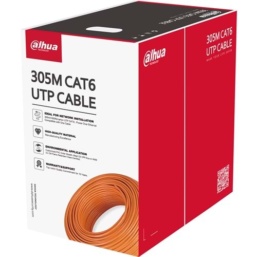 DAHUA PFM922I-6UN-C CAT6 KABLO CCA (TURUNCU)