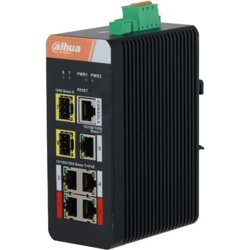 DAHUA DH-IS4207-4GT-120 5 Port Gigabit PoE'li Yönetilebilir Switch