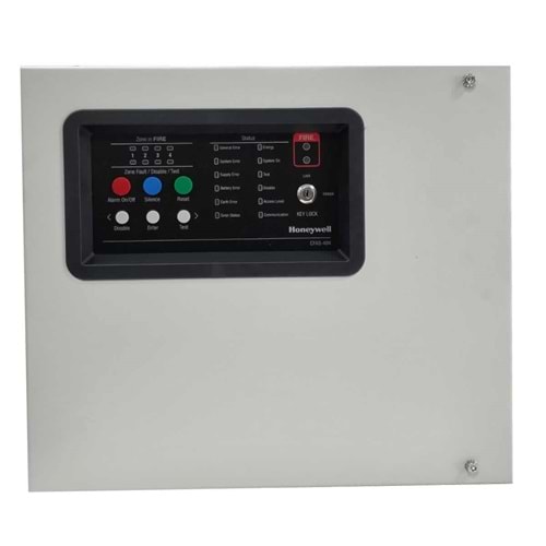 HONEYWELL CFAS-404 KONVANSİYONEL YANGIN PANELİ 4 BÖLGE(METAL KASA)