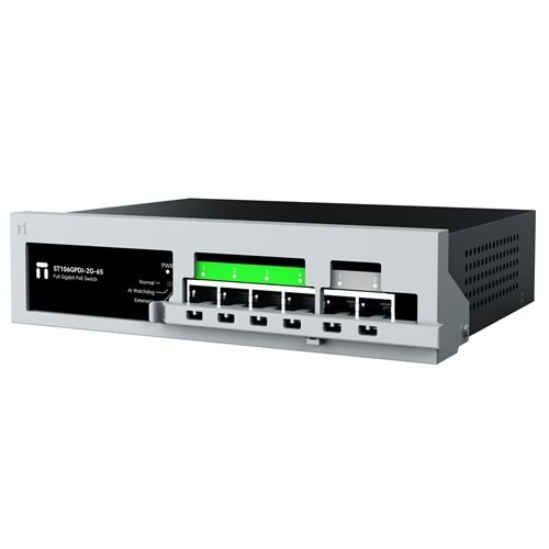 STONET ST106GPDI-2G-65 4 PORT GİGABİT POE SWİTCH - EMNİYET KİLİTLİ