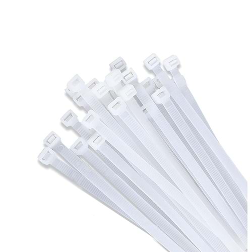 MUTLUSAN KABLO BAĞI 3,6 x 370 (100 Adet) - BEYAZ