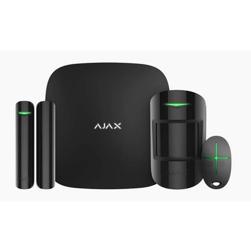 AJAX StarterKit 4G Kablosuz Alarm Kiti - SİYAH