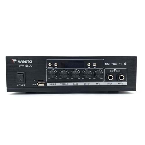 WESTA WM-560U 100V MİKSER AMFİ - 100W