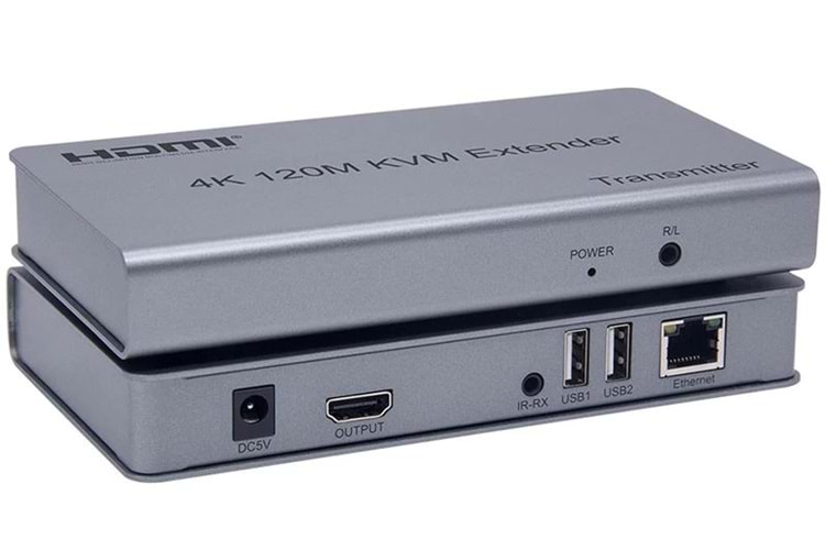 İNOX-1120 KVM 4K HDMI+USB EXTENDER 120 METRE