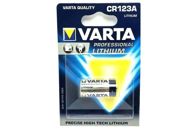 VARTA 3VOLT LİTYUM PİL TEKLİ PAKET - CR123A