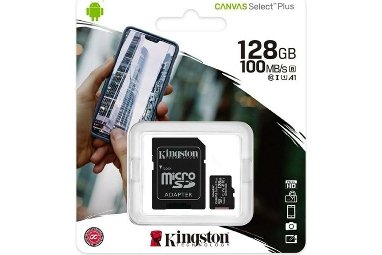 KİNGSTON 128GB CANVAS MİCRO SD CARD SDCS2/128GB