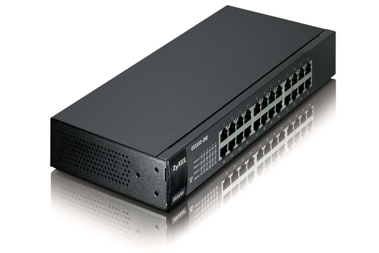 Zyxel ES1100-24E 10/100 Mbps 24 Port Desktop / Rackmount Switch