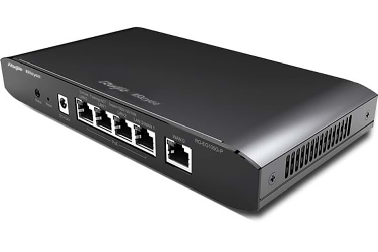 RUİJİE - REYEE RG-EG105G-P 5-Port Gigabit Yönetilebilir PoE Router