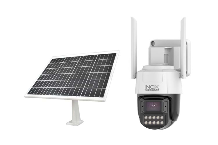 İNOX-211IPC 4MP Full HD 4G Solar Panelli Sim Kart Hareket Takibi IP Kamera