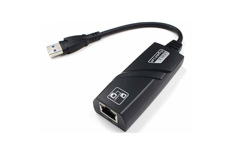QPORT Q-UGB1 USB3.0 TO GBIT ETHERNET ÇEVİRİCİ ADAPTÖR