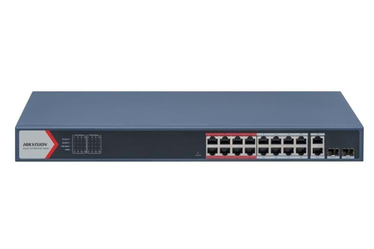 ** HİKVİSİON DS-3E1318P-EI 10/100 16 PORT POE SWİTCH