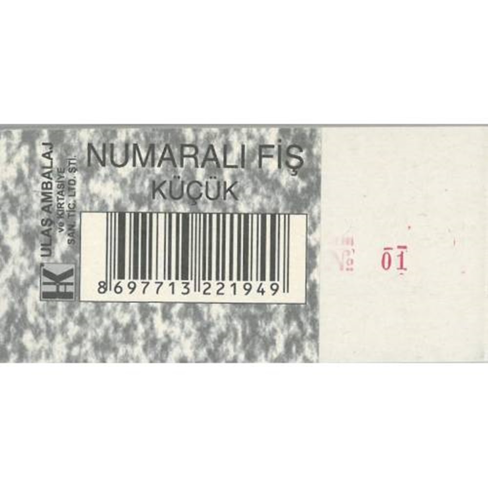 Ulaş Numaralı Fiş Küçük