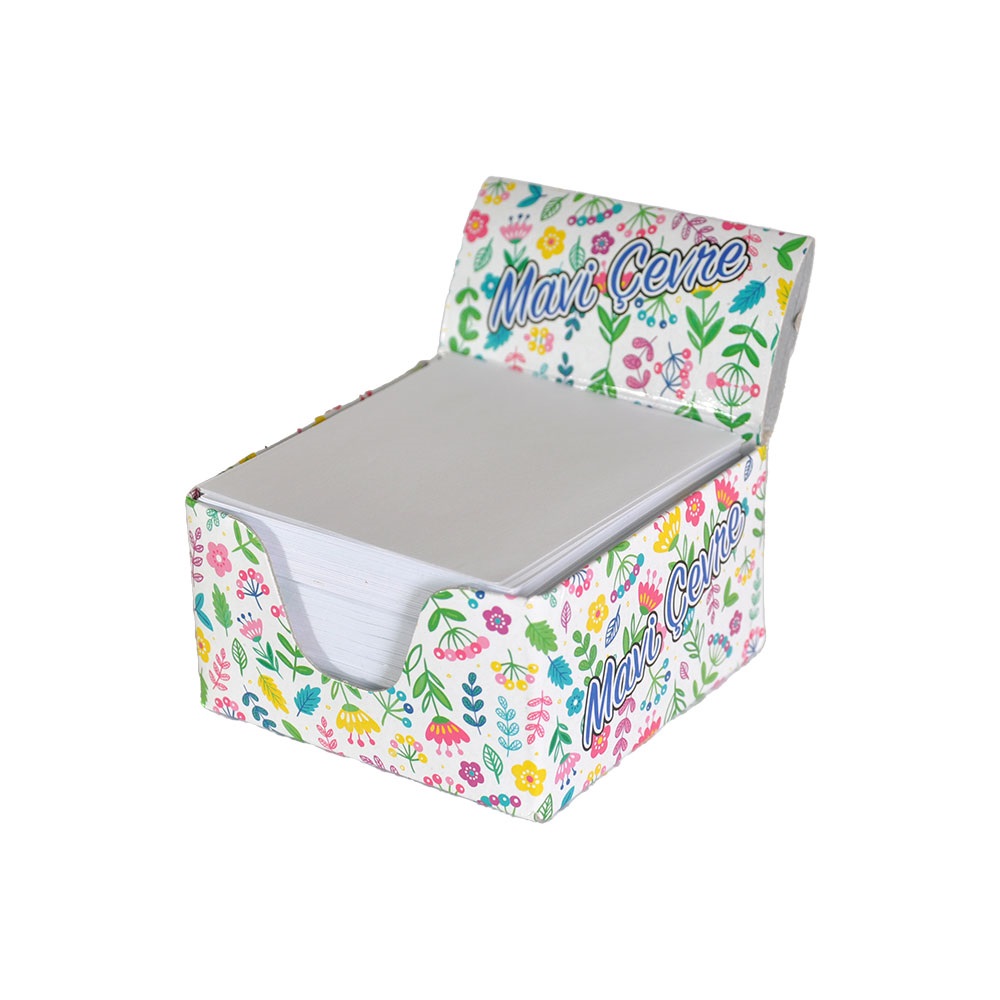 Mavi Çevre Küp Bloknot