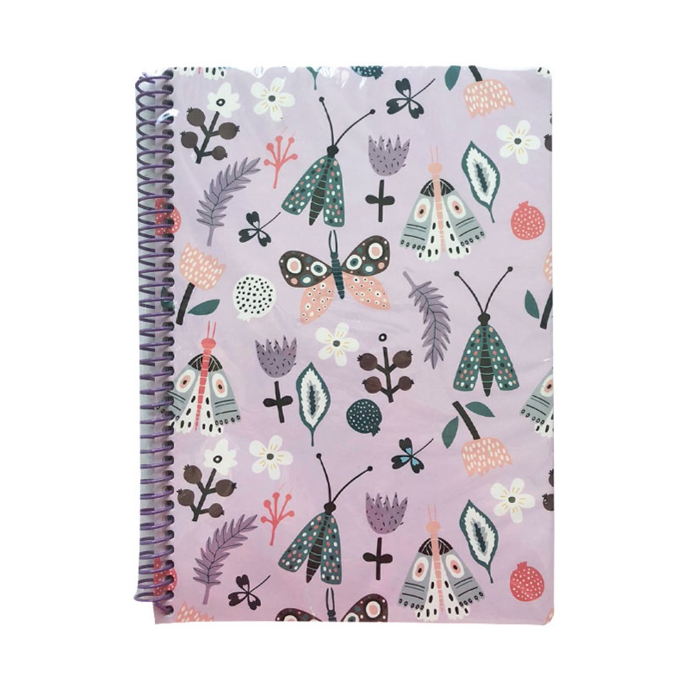 Lizy Collection Spiralli Defter SPRB5 - Kelebek