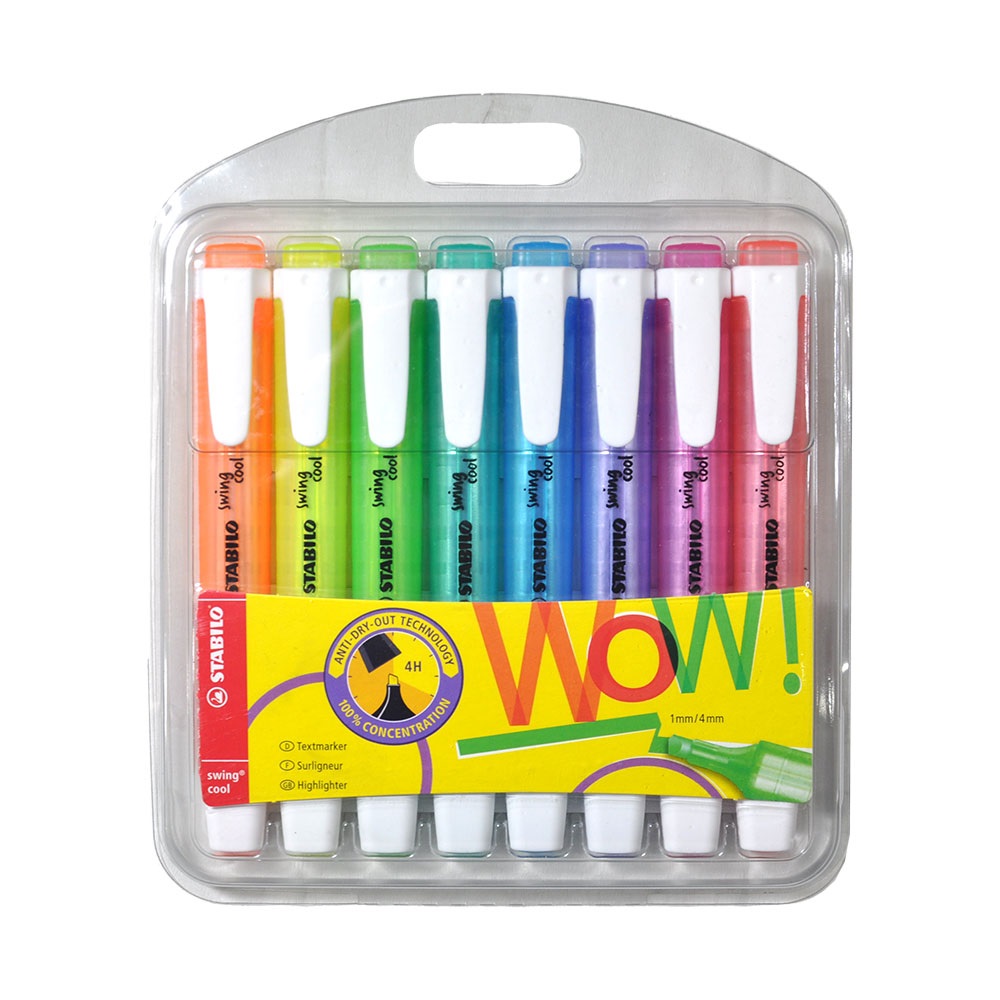 Stabilo Swing Cool Fosforlu Kalem 8 li 275/8