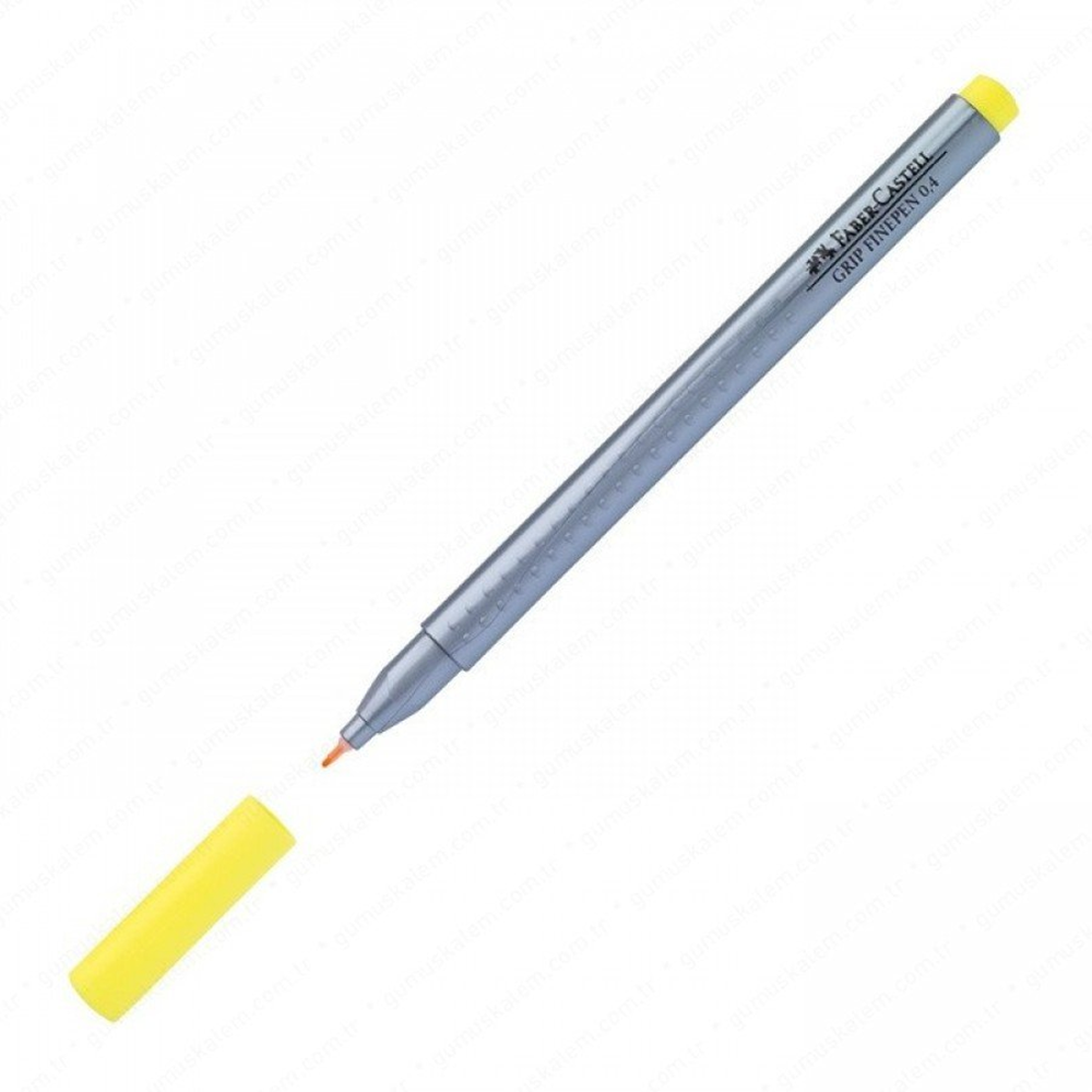 Faber castell Grip Finepen 0,4 somon sarısı