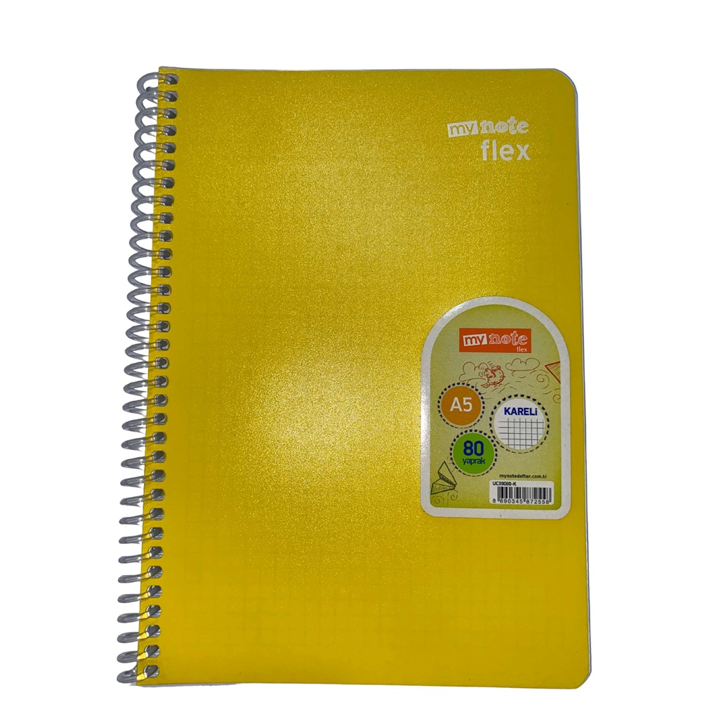 Mynote Flex Defter 80yp A5 Kareli