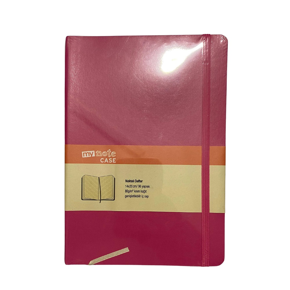 Mynote Case 13x21 Defter 96yp Noktalı - Pembe