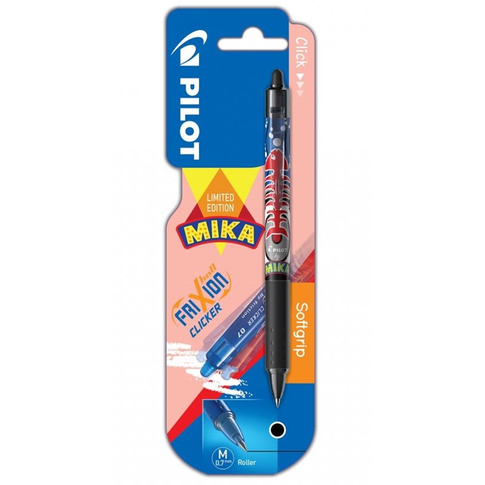 Pilot Frixion Clicker MIKA - Siyah Bls FRC7-MIKA-S-B1