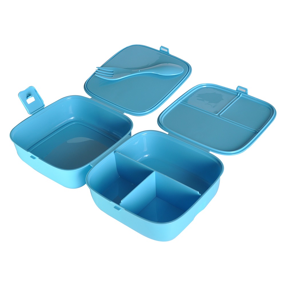 Mikro Happy Winter Beslenme Kutusu BK-04 - Mavi