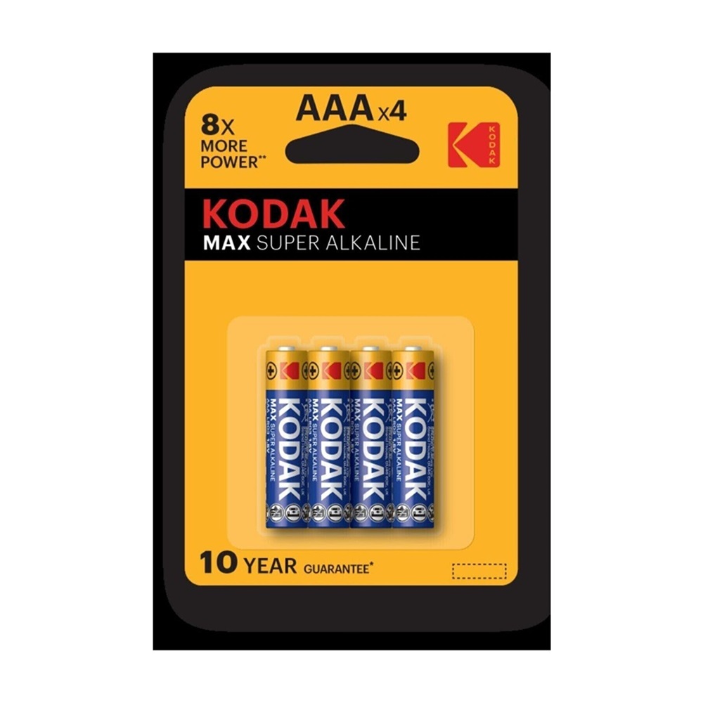 Kodak AAA Max Alkalin Blister İnce Pil