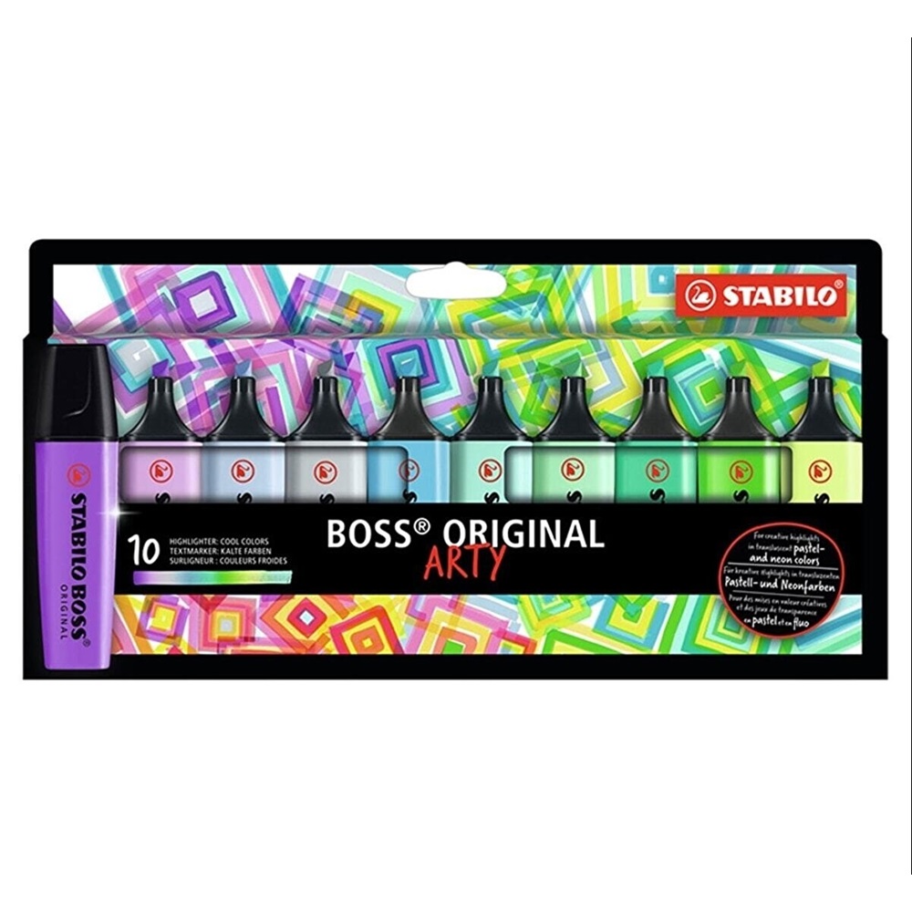 Stabilo Boss Original Soğuk Renkler Arty 10 Renk 70/10-1-20
