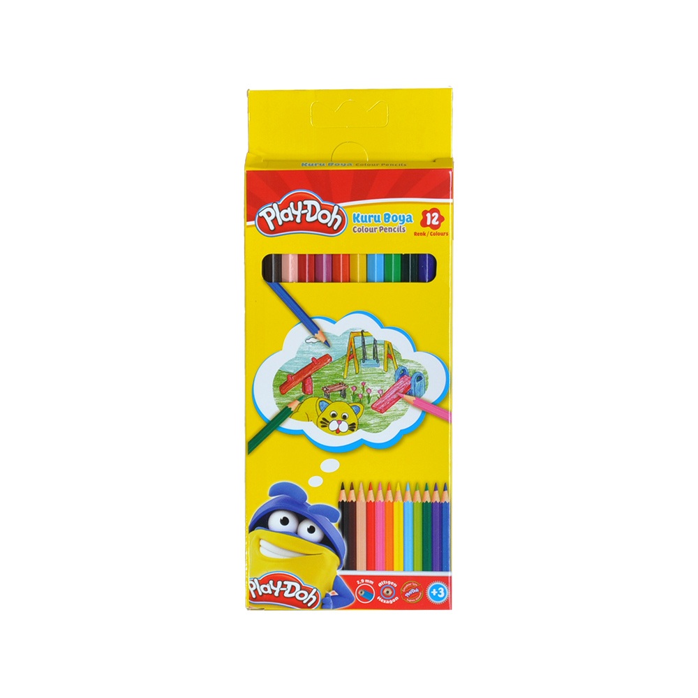 Play-Doh Kuruboya 12 Renk Tam Boy