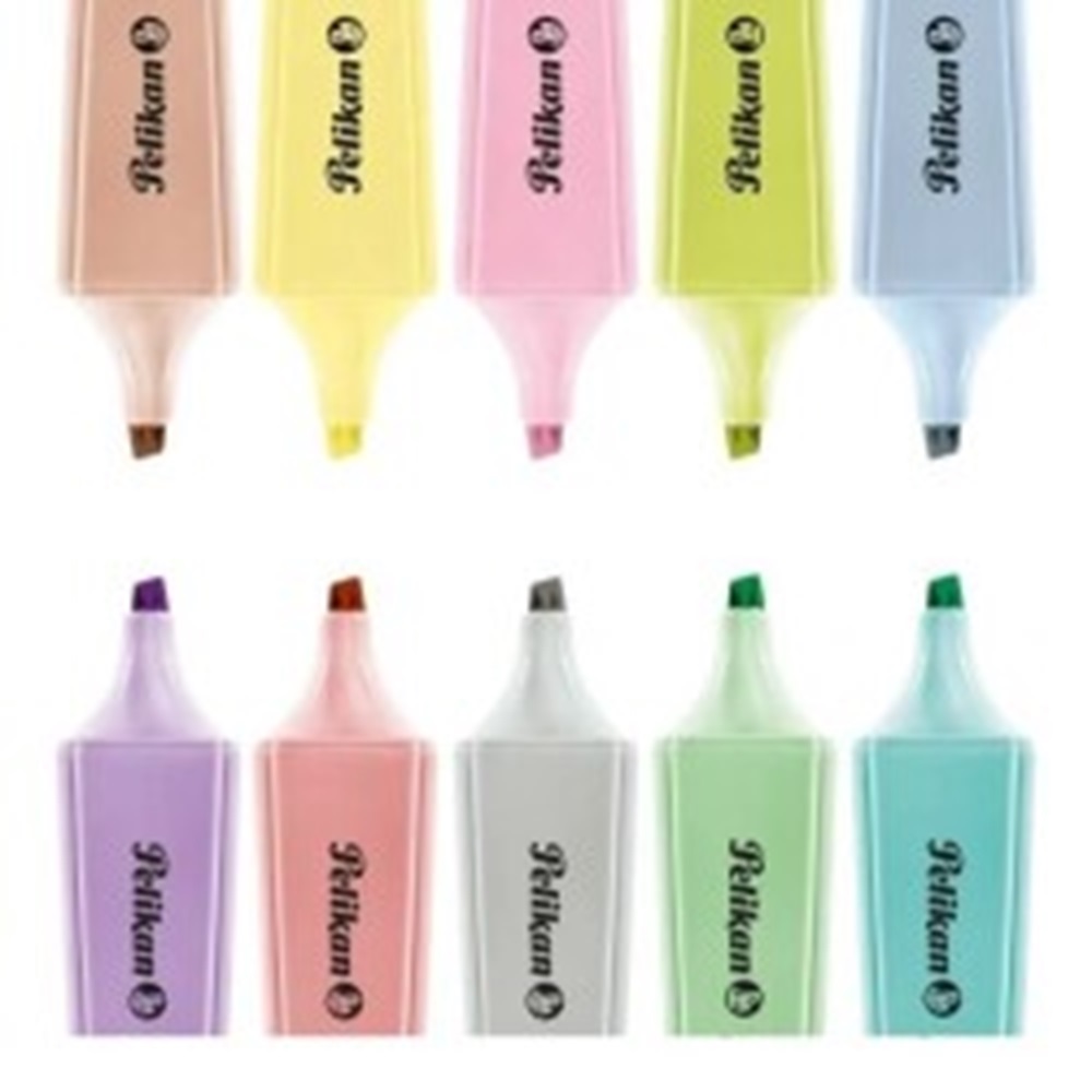 Pelikan Signal Textmarker 10'lu Pastel Renkler Set