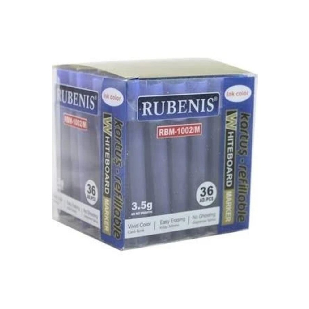 Rubenis Beyaz Tahta Kalemi Kartuş Mavi