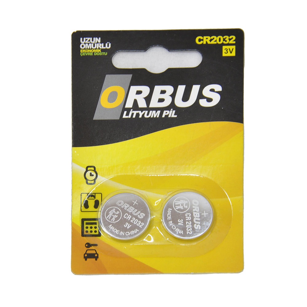 Orbus Cr2032 3v Lityum Pil 2 li