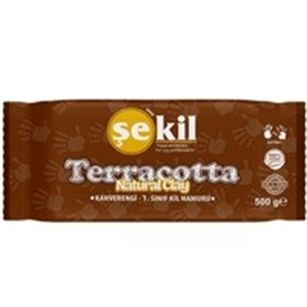 Şekil Kil Kahve Natural 500 gr